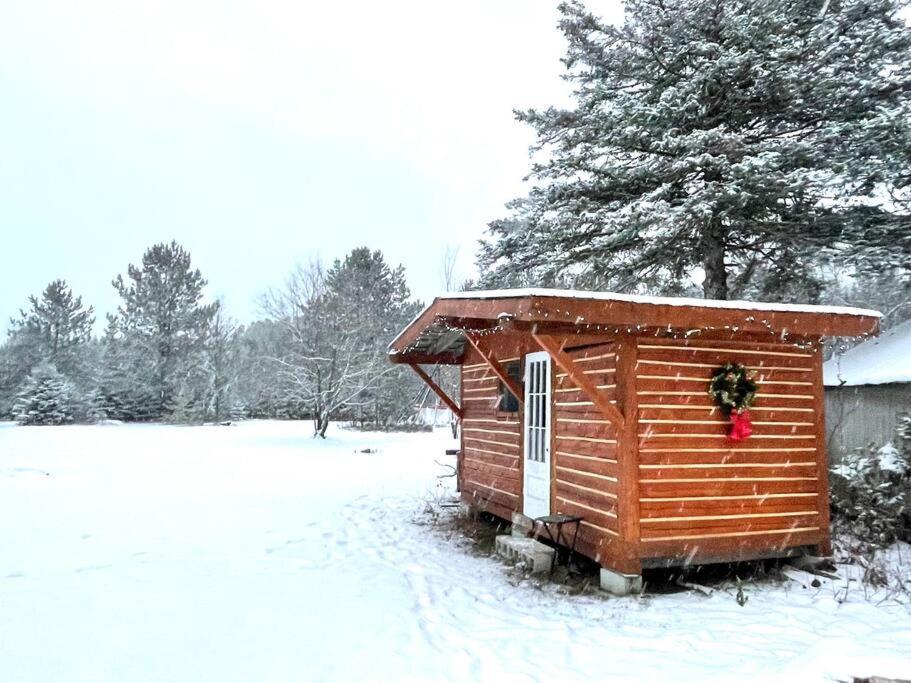 Chalets Nabu La Sacacomie - Riviere - Billard Saint-Alexis-des-Monts Exterior foto
