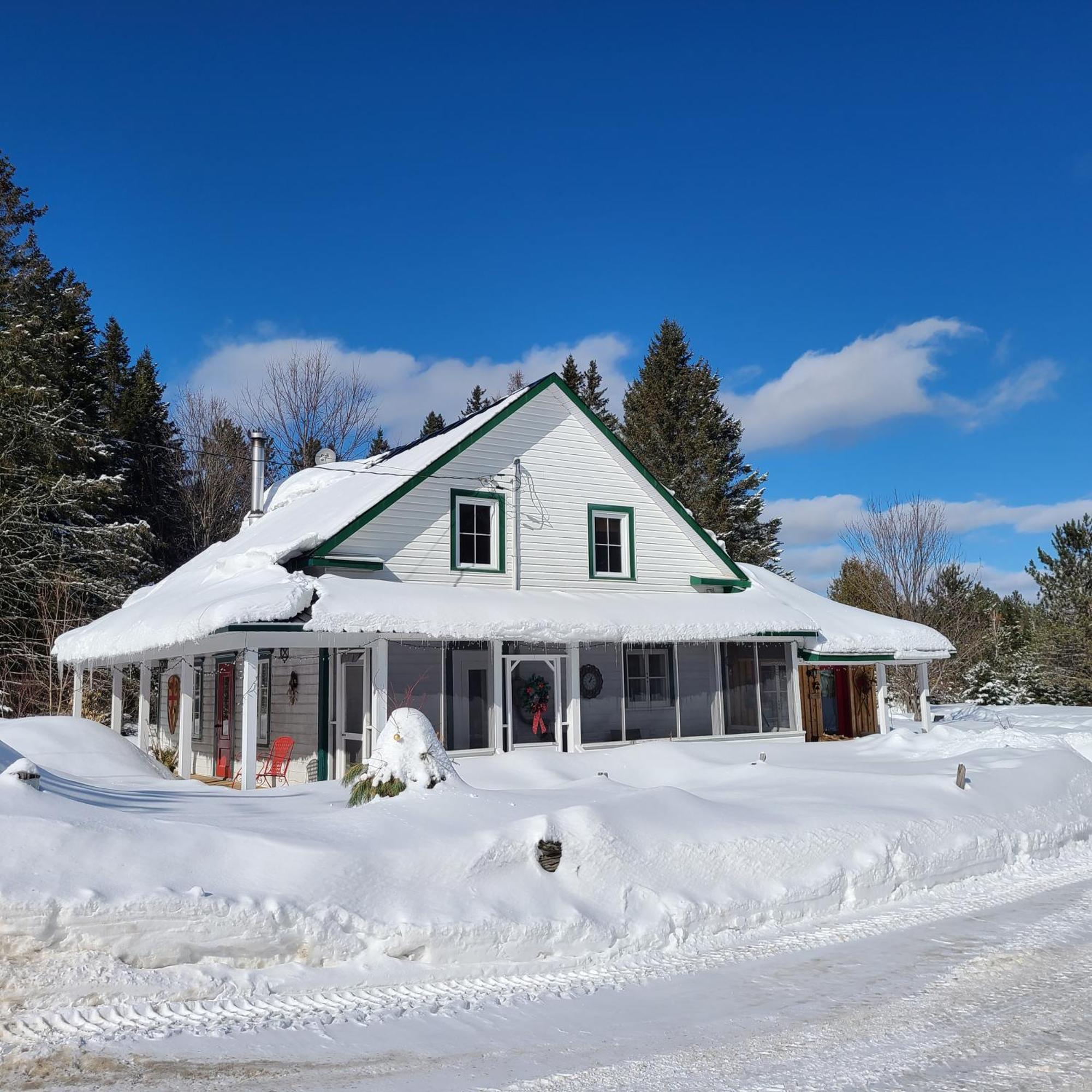 Chalets Nabu La Sacacomie - Riviere - Billard Saint-Alexis-des-Monts Exterior foto
